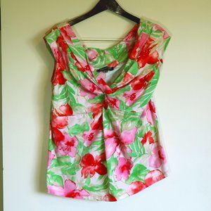 Jones New York Floral Top 1X